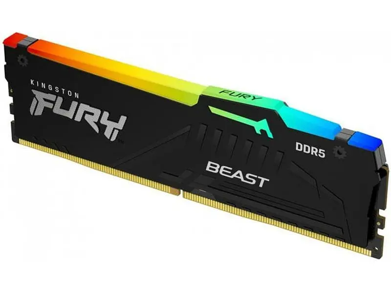 Модуль пам'яті Kingston FURY 32 GB (2x16GB) DDR5 6000 MHz Beast RGB Black (KF560C30BBAK2-32) - фото 4