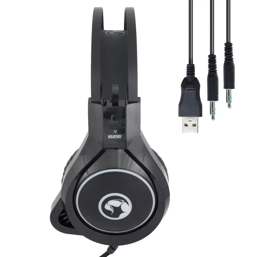 Наушники Marvo HG8901 Multi-LED Black (HG8901) - фото 5