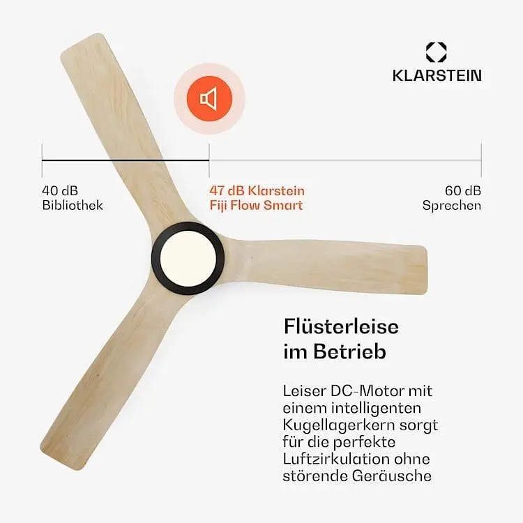 Потолочный вентилятор Klarstein Fiji Flow (10046091) - фото 6