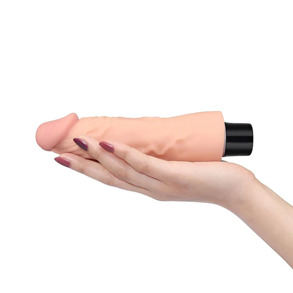 Вібратор реалістичний Lovetoy Reel Softee 18 см тілесний - фото 6