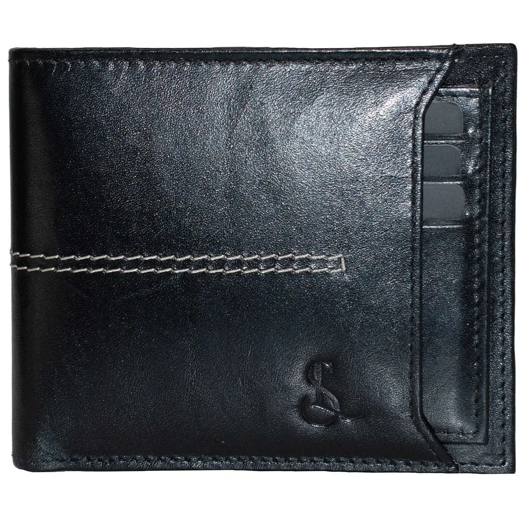 Портмоне чоловіче шкіряне Semi Line RFID Black (P8267-0) - фото 5