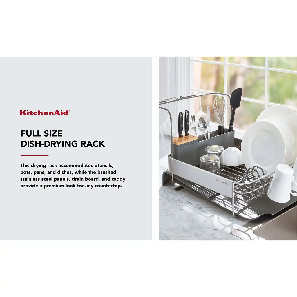 Підставка для сушки посуду KitchenAid Sinkware сіра (KEG896BXCGA) - фото 14