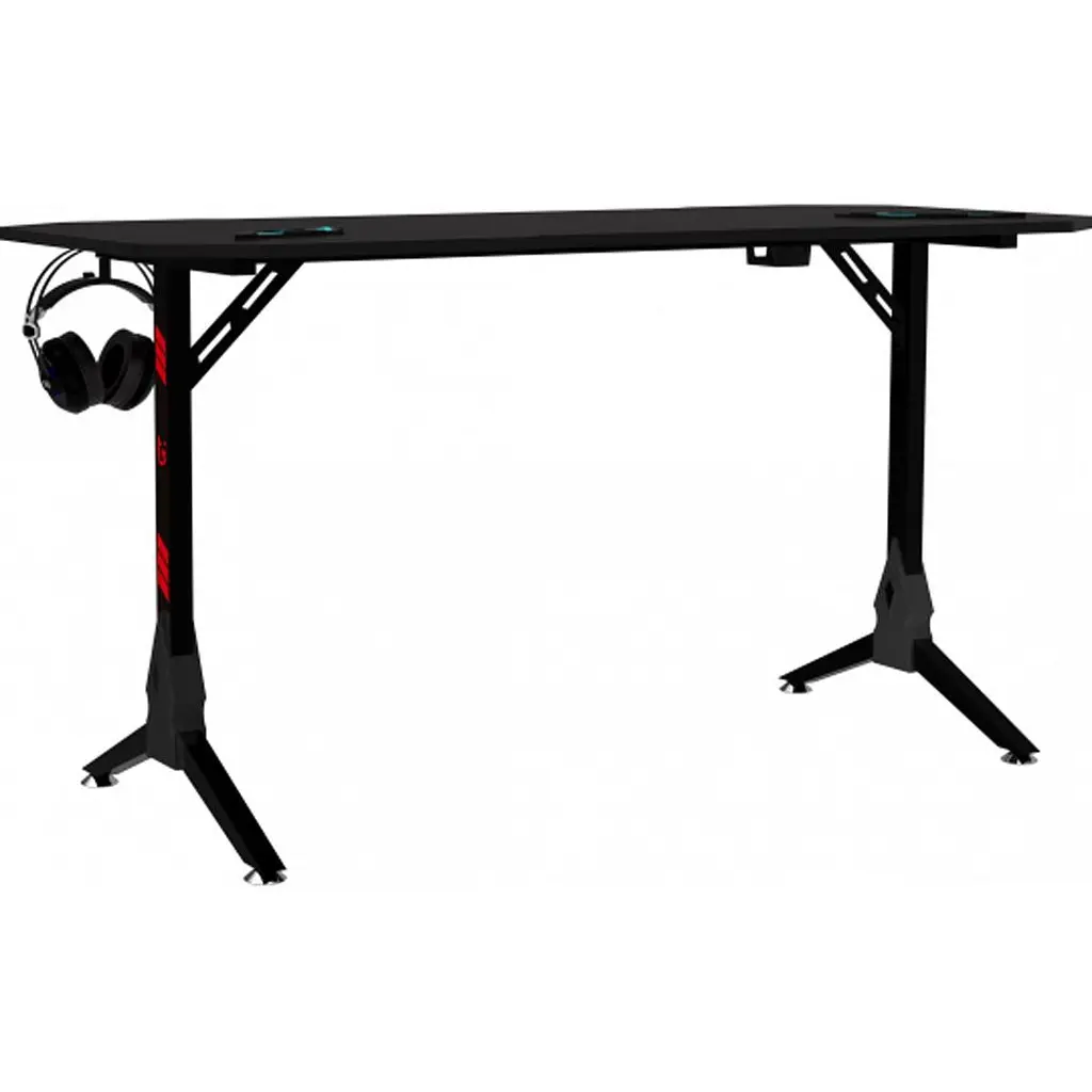 Комп'ютерний ігровий стіл GT Racer T-1211 Black [125760] - фото 4