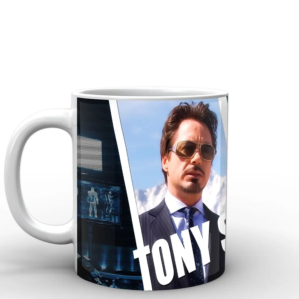 Кружка GeekLand Iron Man Железный Человек тони старк IM.02.048.592 330 мл белая - фото 2