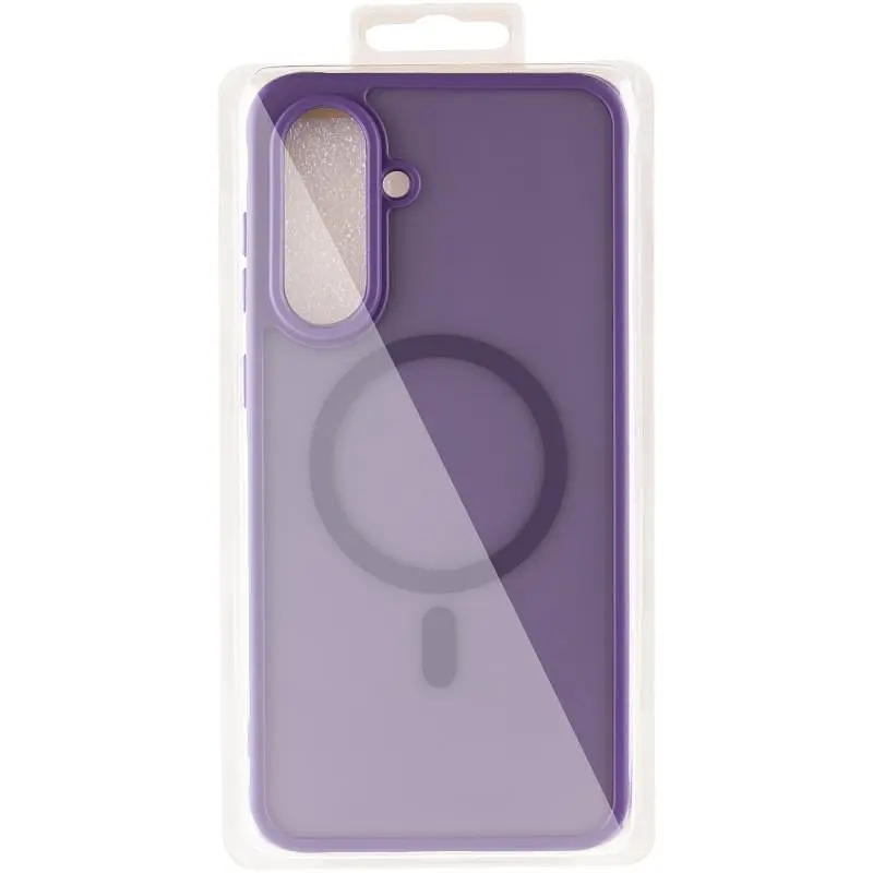 Чохол TPU Bloom with MagSafe для Samsung Galaxy S25 FE Purple - фото 6