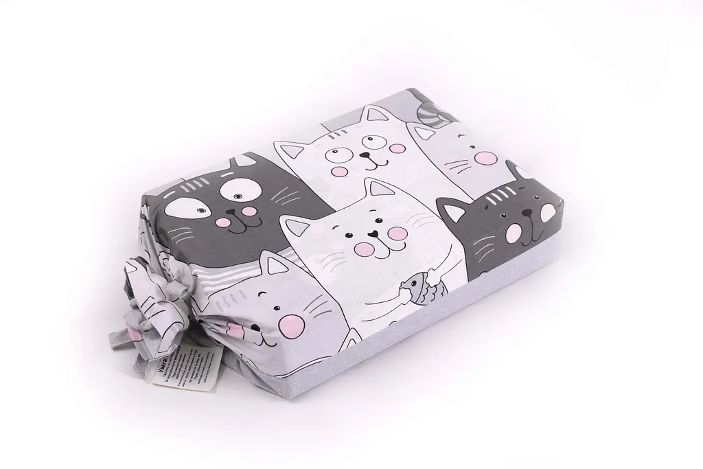 Комплект постільної білизни Руно євро "Grey Cat" бязь 845.114Б_Grey Cat - фото 4