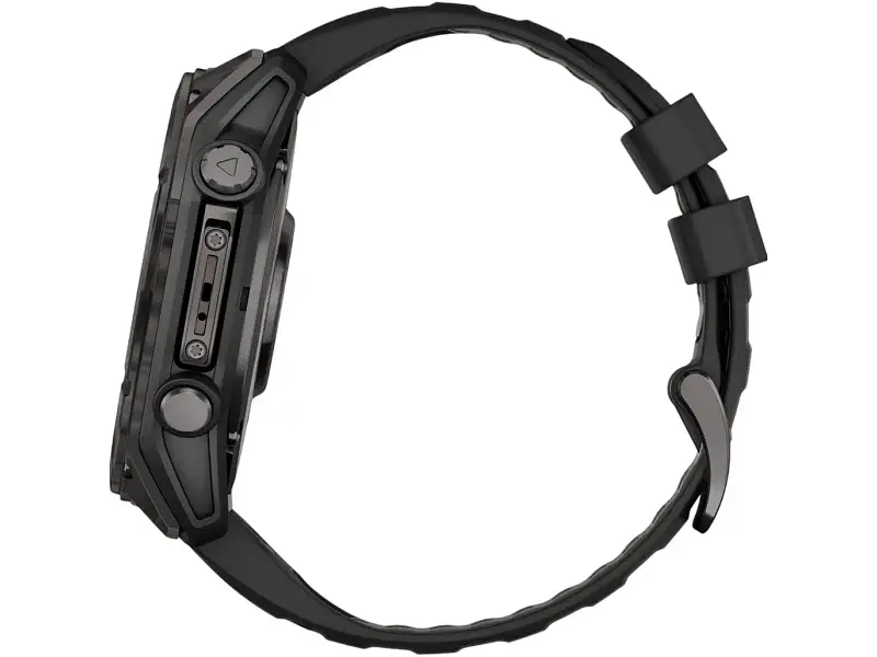 Спортивний годинник Garmin Fenix 8 51mm AMOLED Sapphire Carbon Gray DLC Titanium w. Black/Pebble Gray S. Band (010-02905-20/21) - фото 3