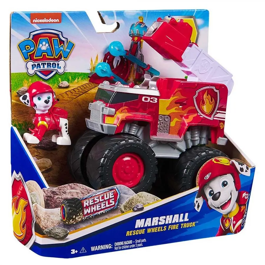 Игровой набор Paw Patrol Большой спасательный автомобиль-трансформер с водителем Маршал (SM17776/6069306) - фото 2