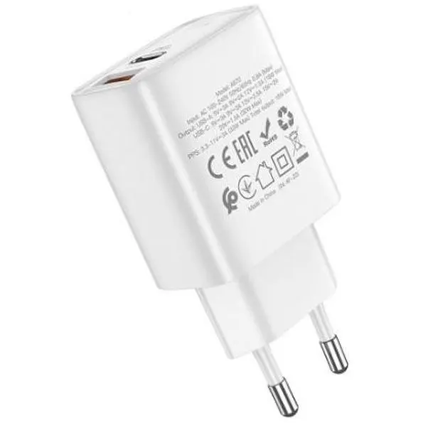 Зарядное устройство для Avantis A870 33W QC 3.0 + PD (A+C ports) White - фото 2