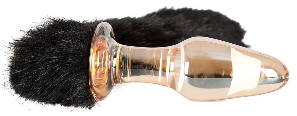 Анальна пробка - Glass-Plug With Tail - фото 4