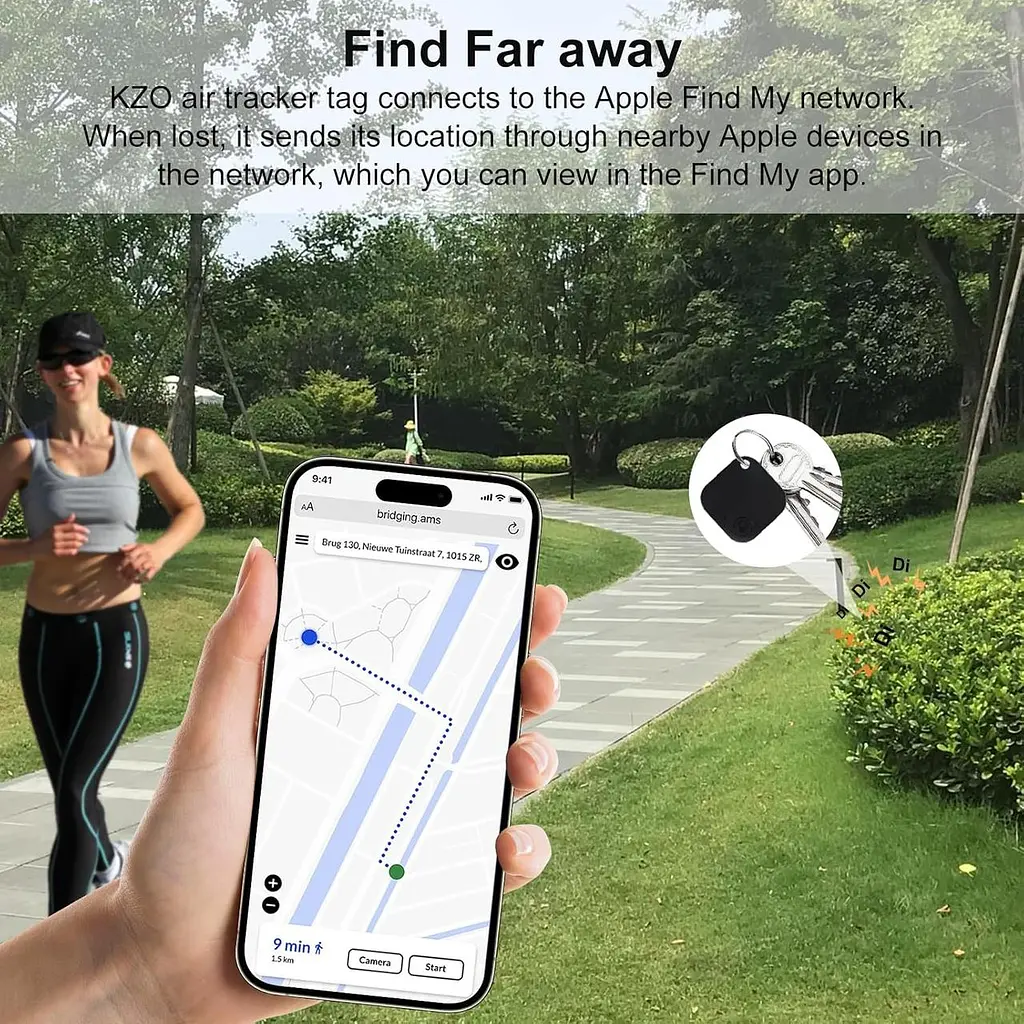 Bluetooth-трекери Smart Air Tag, 2 шт, для Apple Find My - фото 2