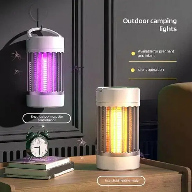 Лампа для знищення комах USB Camping Mosquito Lamp MA553 на акумуляторі - фото 3