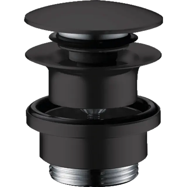 Злив-перелив Hansgrohe Push-Open matt black 50100670