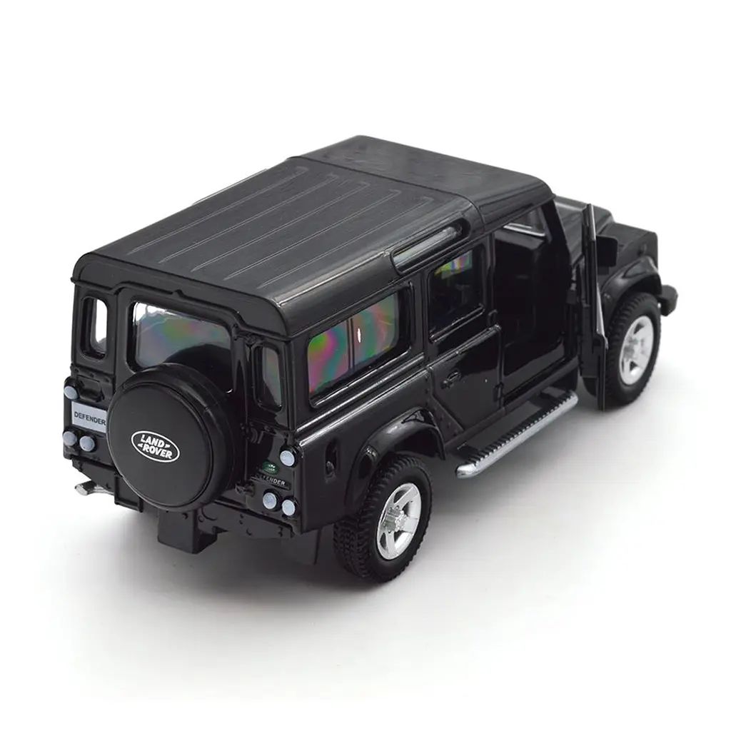 Автомодель TechnoDrive Land Rover Defender 110, 1:32, чорна (250341U) - фото 7
