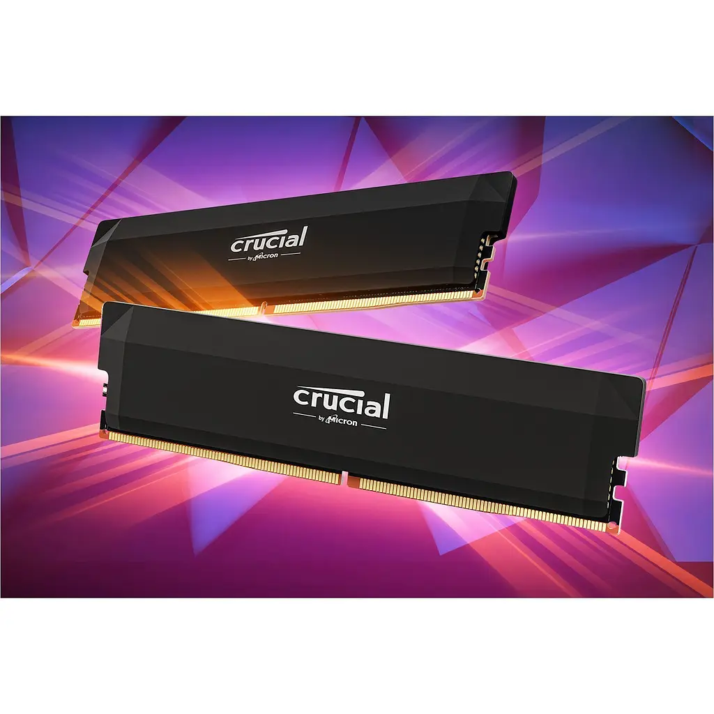 Модуль памяти DDR5 Crucial 2x16GB 6000MHz Pro OC Black (CP2K16G60C36U5B) [147413] - фото 4