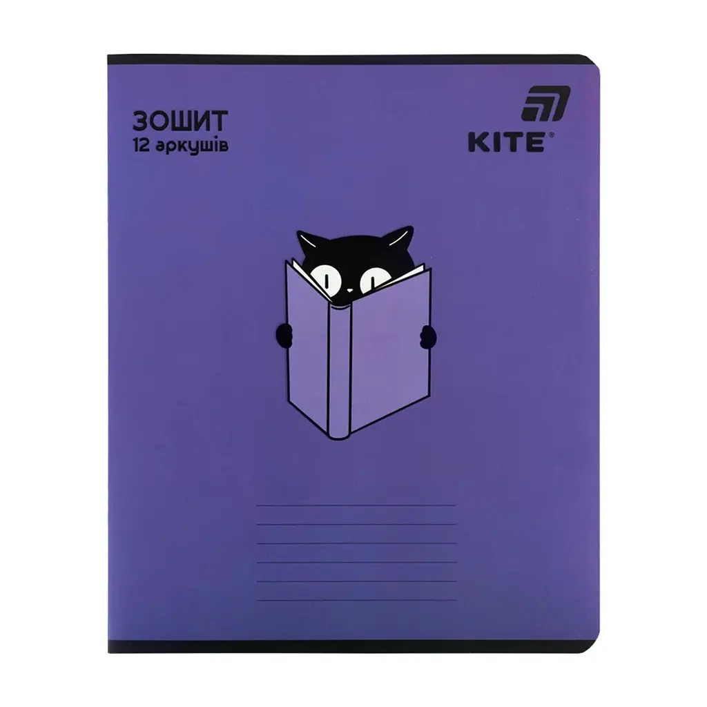 Зошит Kite One color, 12 аркушів, лінія (K26-234), в асортименті - фото 3