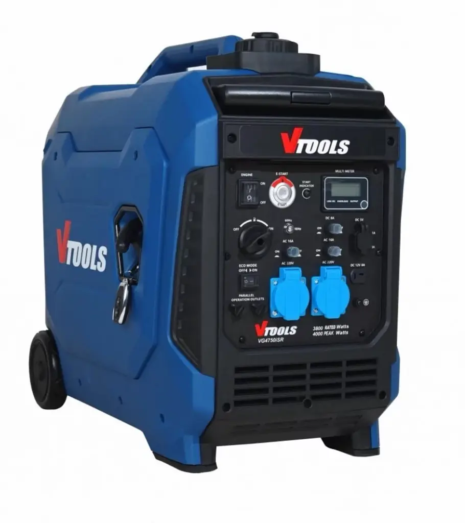 Інверторний Генератор Валіза VTOOLS VG4750iSR (3,8 - 4,0 кВт) з дисплеєм, електростартером, пультом ДУ - фото 3