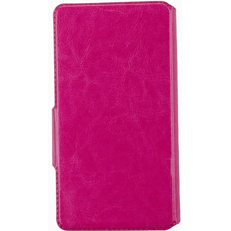 Чохол-книжка Toto Book Silicone Slide Universal Cover With Window 5.3"-5.5" Red - фото 3