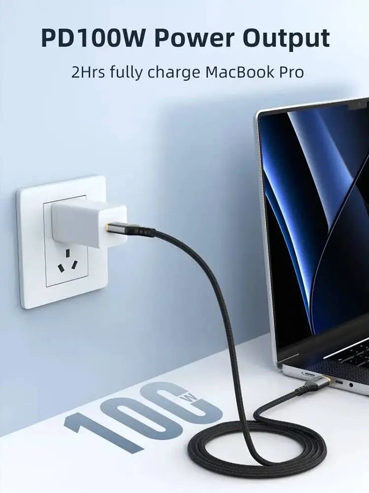 Кабель Cabletime USB Type-C - USB Type-C (M/M) PD 100W, 1 м, Black (CU03L) - фото 3