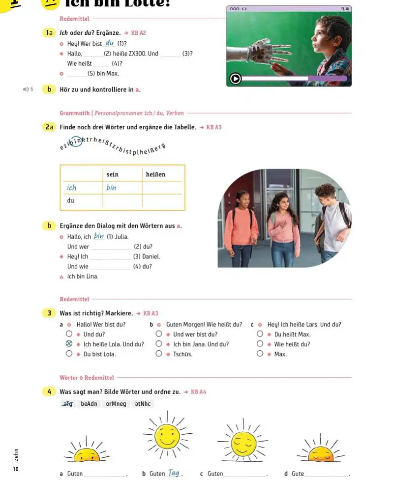 Gefällt mir! A1.1 Arbeitsbuch plus interaktive Version Deutsch für Jugendliche Deutsch als Fremdsprache - Christiane Seuthe - фото 9