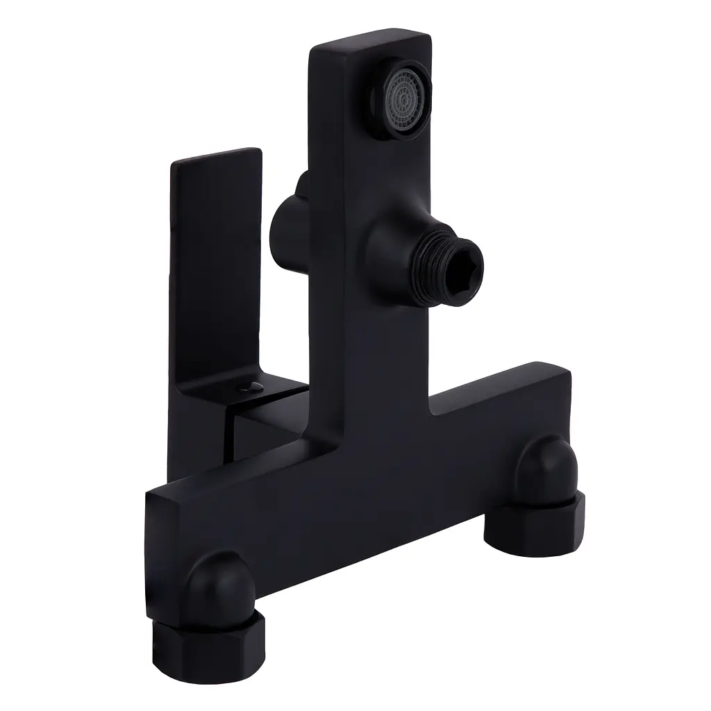 Змішувач для ванни Qtap Gemini (з душовим гарнітуром) QTGEM259BLM45682 Black Matt - фото 6