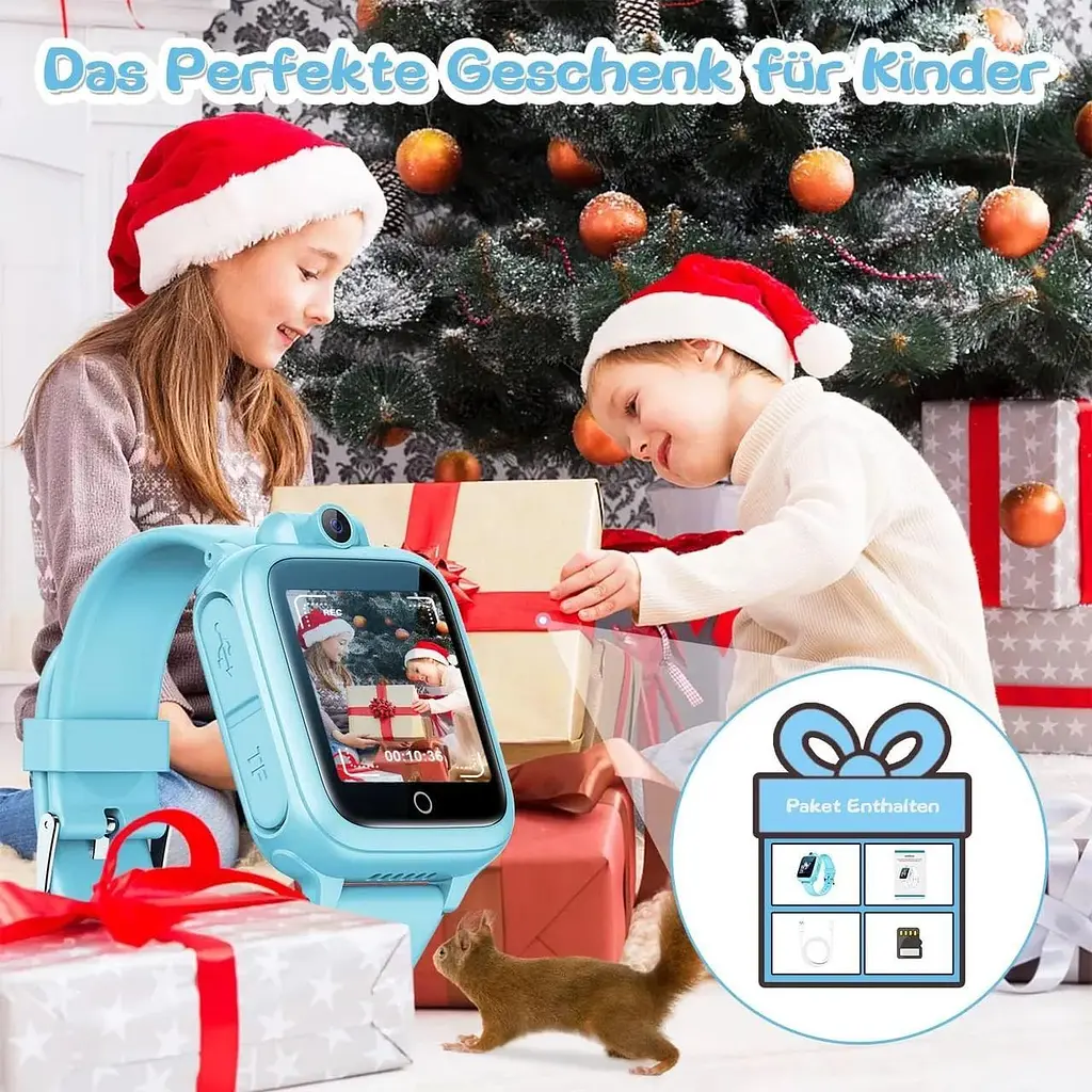 Дитячий смарт-годинник Awatty Smartwatch Children чорний - фото 6