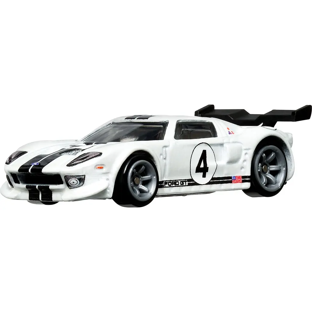 Автомодель Hot Wheels Car Culture Ford GT белый с черним (FPY86/HKC46) - фото 2