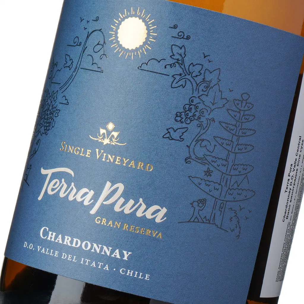 Вино Terra Pura Chardonnay Single Vineyard біле сухе 0.75 л - фото 5