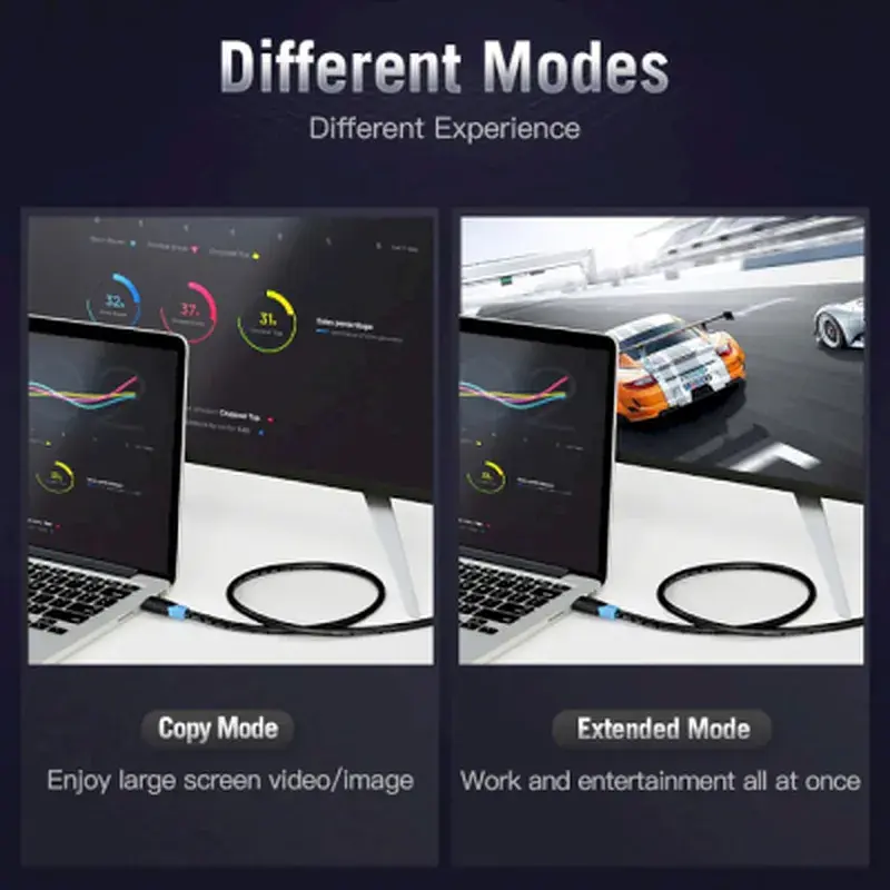 Кабель мультимедійний HDMI M to HDMI M 8.0m V2.0 4K60Hz Vention (AACBK) - фото 10