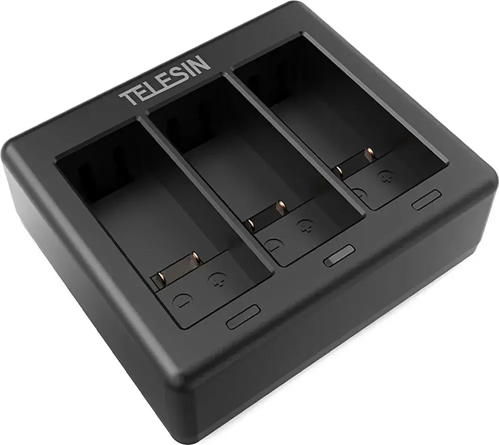 Зарядний пристрій Telesin 3 Slots Battery Charger + 2 акумулятори для Hero 9/10 GP-BTR-903 [76676] - фото 6