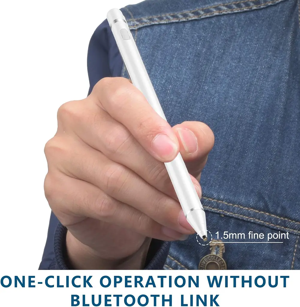 Стилус з тонким кінчиком для сенсорних екранів сумісний з iPhone iPad - фото 3