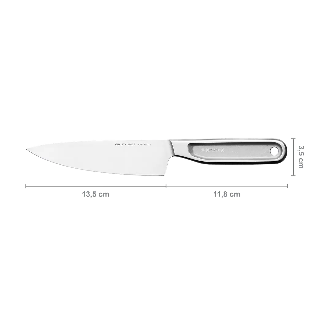 Ніж шеф-кухаря малий Fiskars All Steel (1062886) - фото 2
