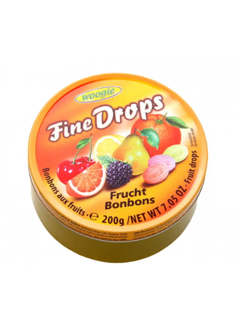 Льодяники Woogie Fine Drops зі смаком фруктів 200г - фото 7