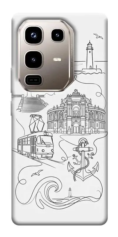 TPU чохол Demsky Odesa spirit для Infinix Note 50 Pro 4G