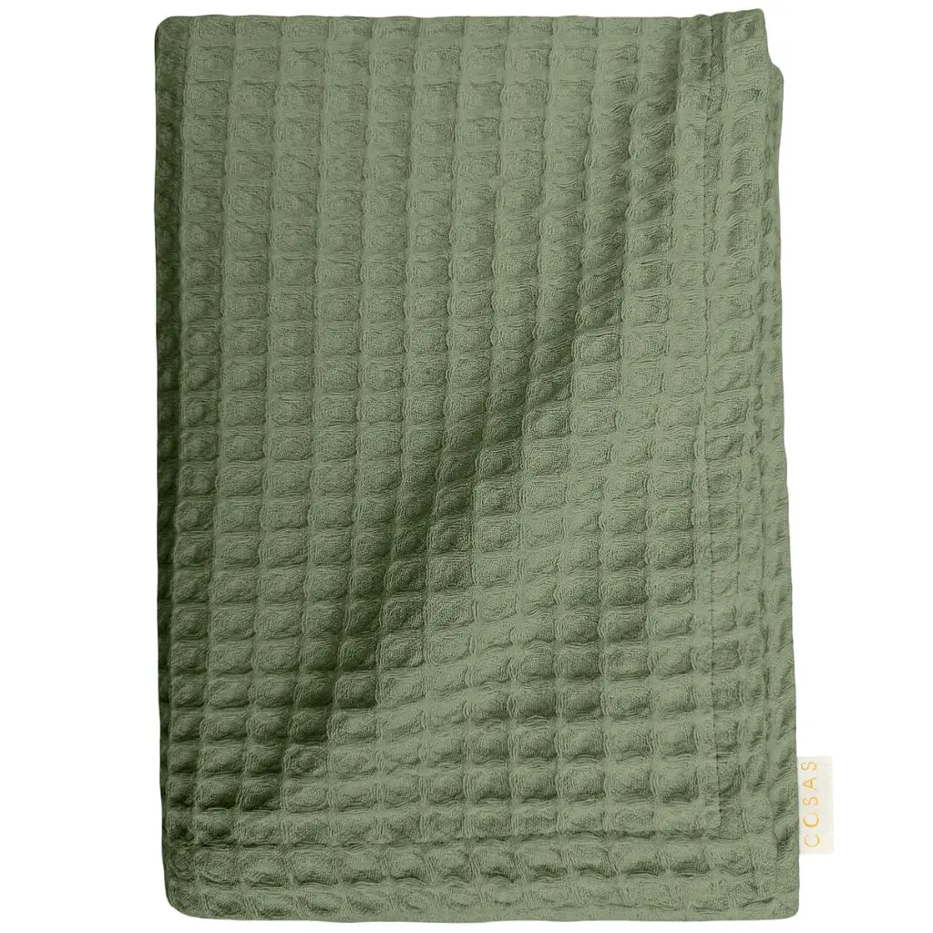 Набір рушників Cosas Cube Olive 2 шт. (SetTowel_95x130_SquaresOlive) - фото 2