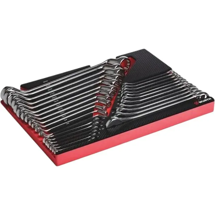 Набір комбінованих ключів Wurth в ложементі 29 шт. Zebra (арт. 0965905927) - фото 2