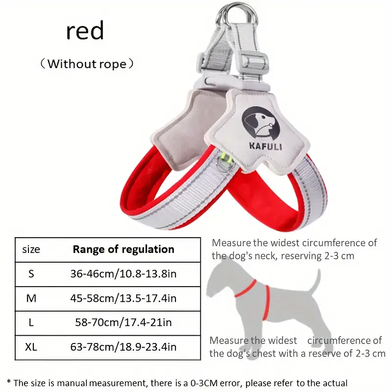 Шлея для собак Derby Duomm Pet harness FH106, S Червоний - фото 8