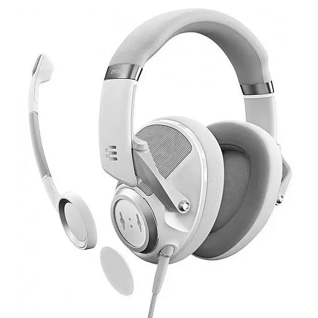 Наушники Sennheiser игровые проводные EPOS H6PRO Open (1000971) белые - фото 4
