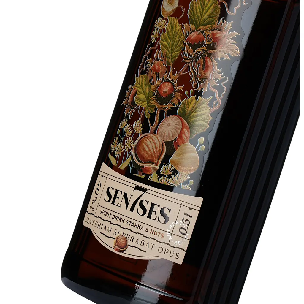 Спиртний напій SEN7SES Starka & Nuts 40% 0.5 л (4770053241519) - фото 5