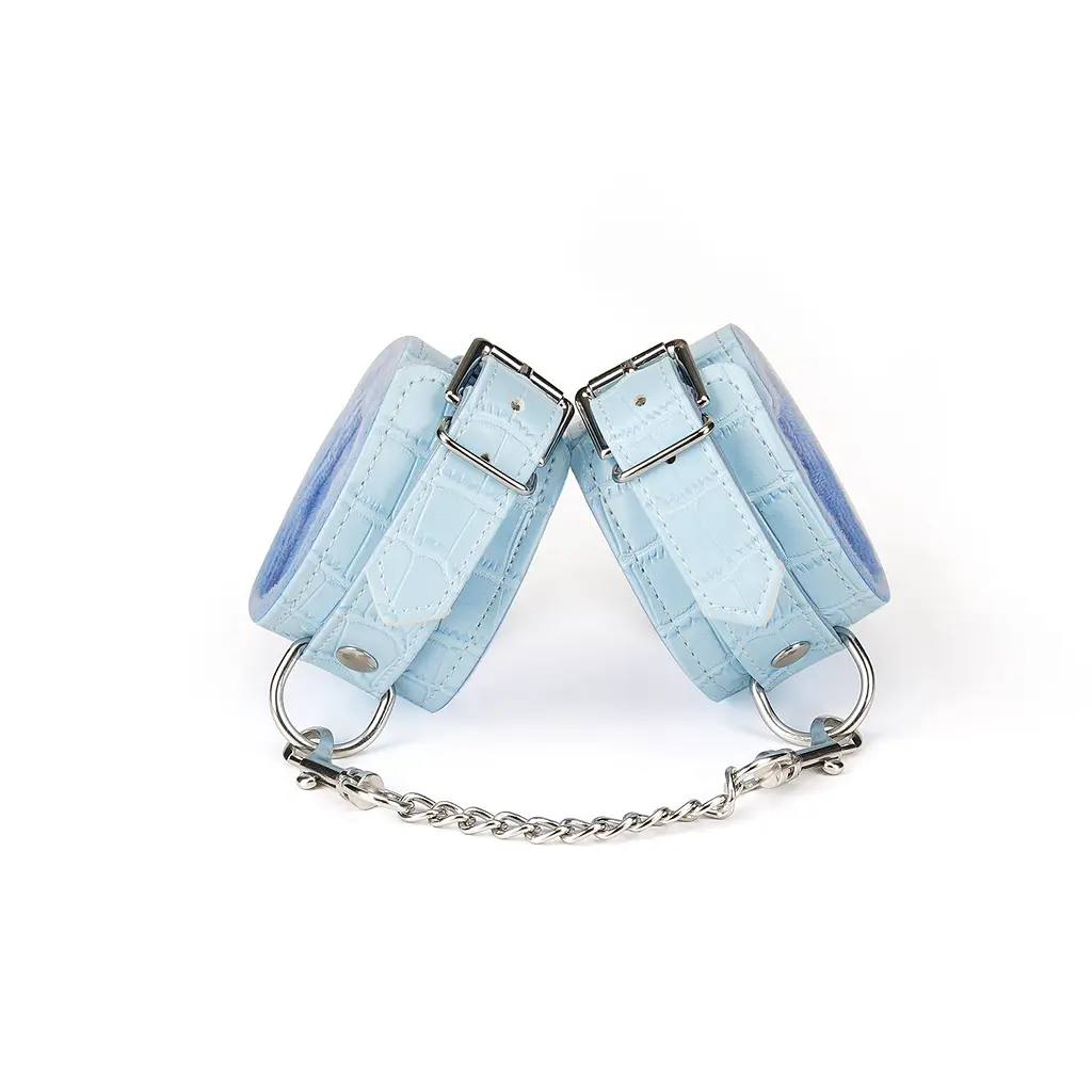 BDSM набір Liebe Seele Macaron Bondage Kit 9 шт. блакитний - фото 11