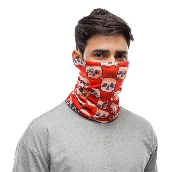 Бафф Buff Original Scull Plaid Красный-Желтый - фото 2