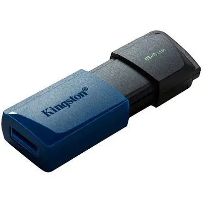 USB флеш накопичувач Kingston 2x64GB DataTraveler Exodia M Black/Blue USB 3.2 (DTXM/64GB-2P) - фото 4