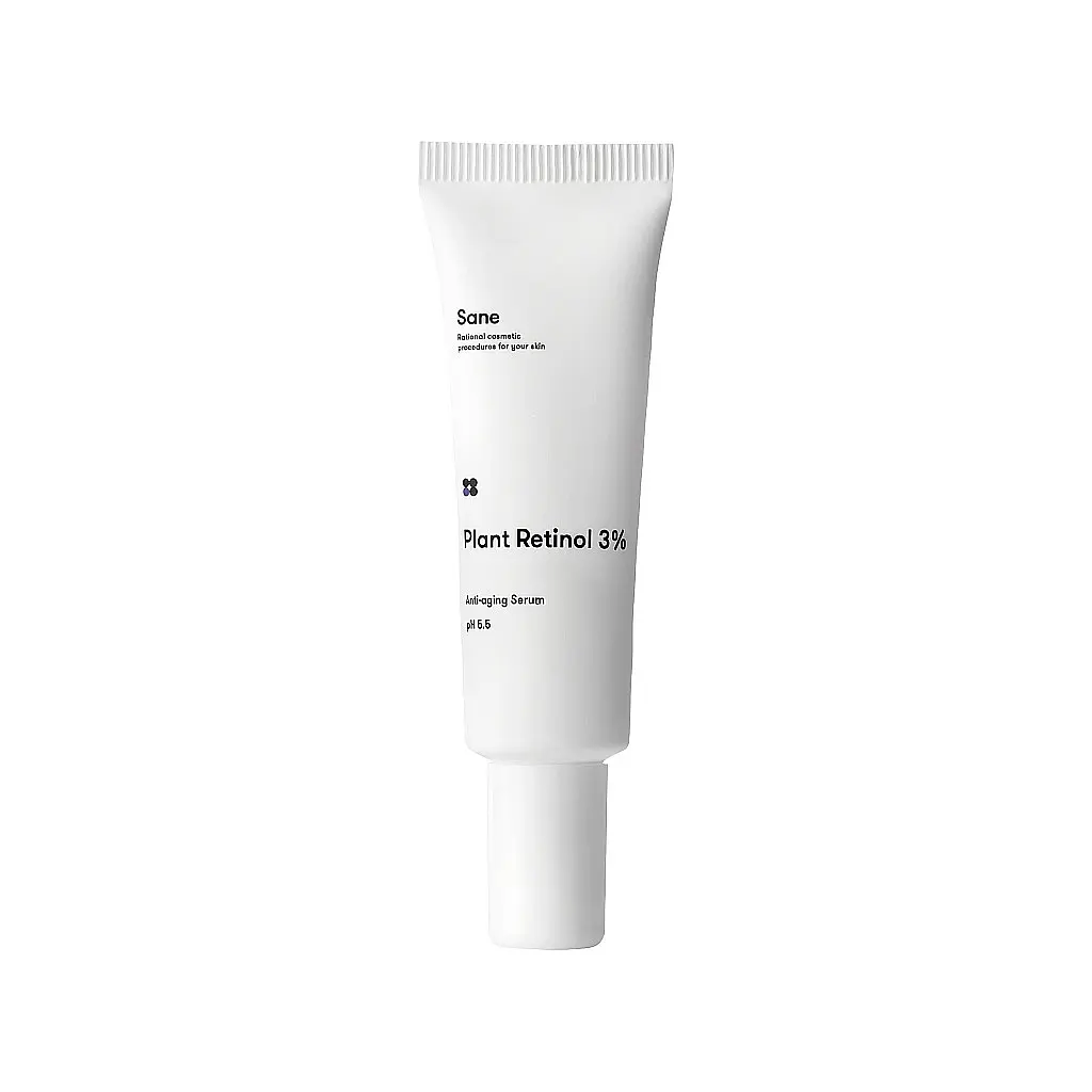 Сироватка для обличчя Sane Plant Retinol 3% Anti-aging Serum pH 5.5 З ретинолом 30 мл (4820266830526)