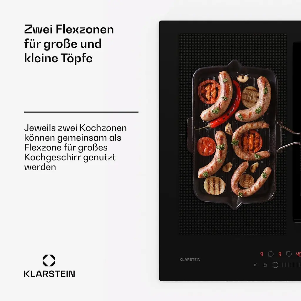 Індукційна варильна поверхня з витяжкою Klarstein Chef-Fusion DownAir (10045556) - фото 7