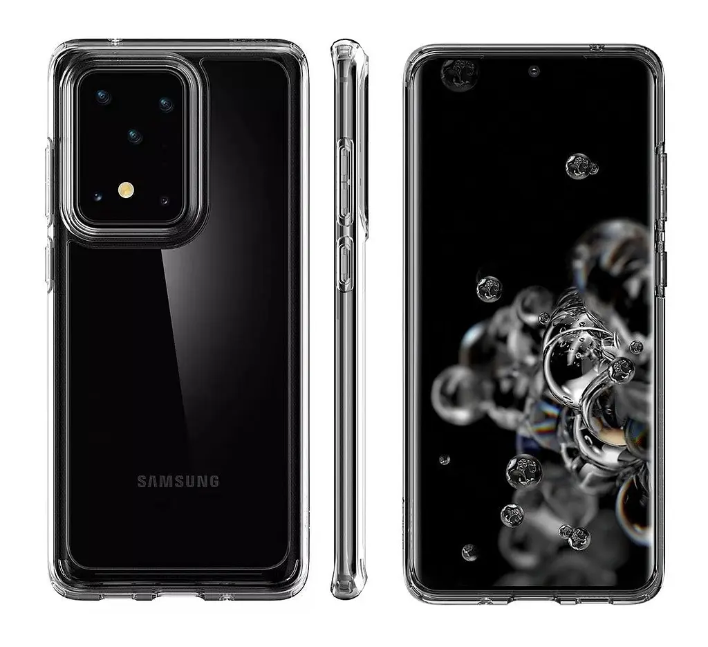 Чохол протиударний прозорий Spigen Ultra Hybrid Crystal ACS00746 для Samsung Galaxy S20 Ultra Clear - фото 2
