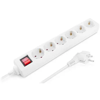 Мережевий фільтр живлення REAL-EL RS-6 Protect M 5m, white (EL122300035) - фото 7