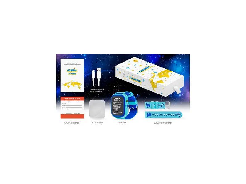Дитячий смарт-годинник GARMIX PointPRO-200 Blue (GMXPP200-BL) - фото 4