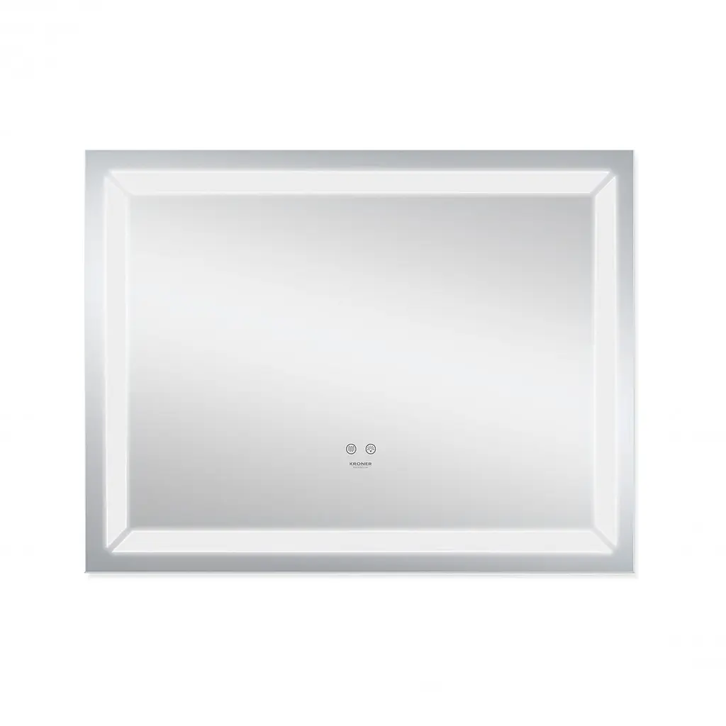 Дзеркало Kroner KRP Spiegel HR1 - 9070 з LED-підсвічуванням та антизапітнінням CV030031, Білий - фото 4