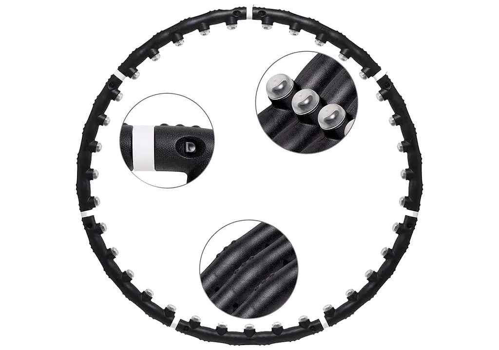 Хулахуп массажный EasyFit Loadstone обруч для талии (EF-0252) - фото 2