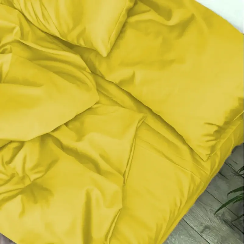 Підковдра MirSon Satin Light Pro 10-002 110х140 см Yellow (2200010169324) - фото 3